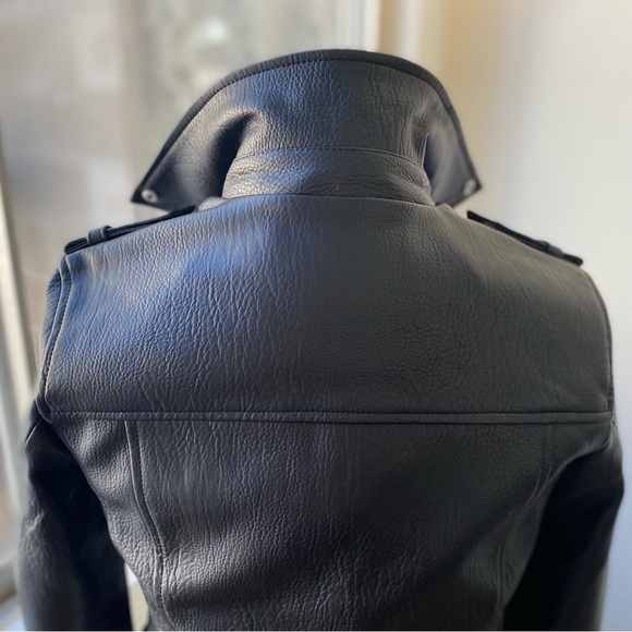 FINAL OFFER 🦋 BLANKNYC Vegan Leather Moto Jacket Black, NWT - Picture 6 of 14